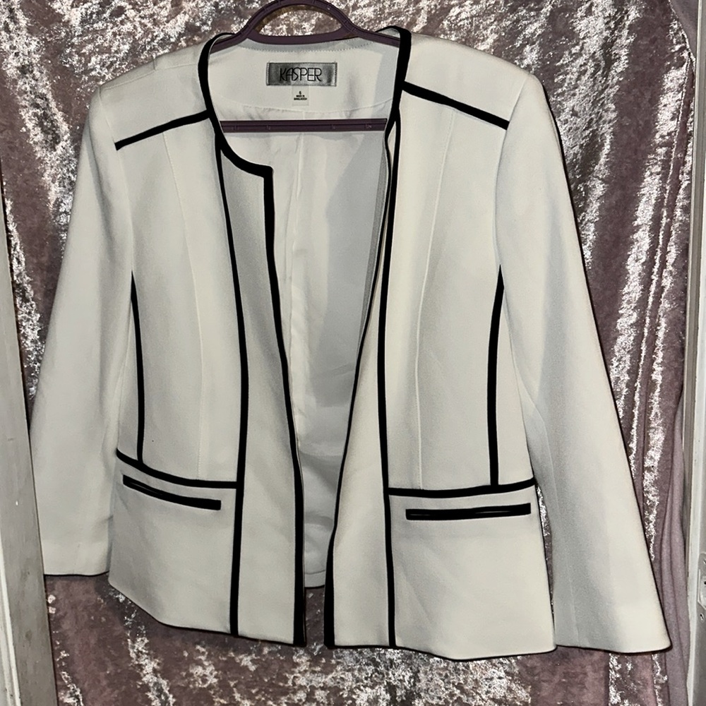 White suite jacket